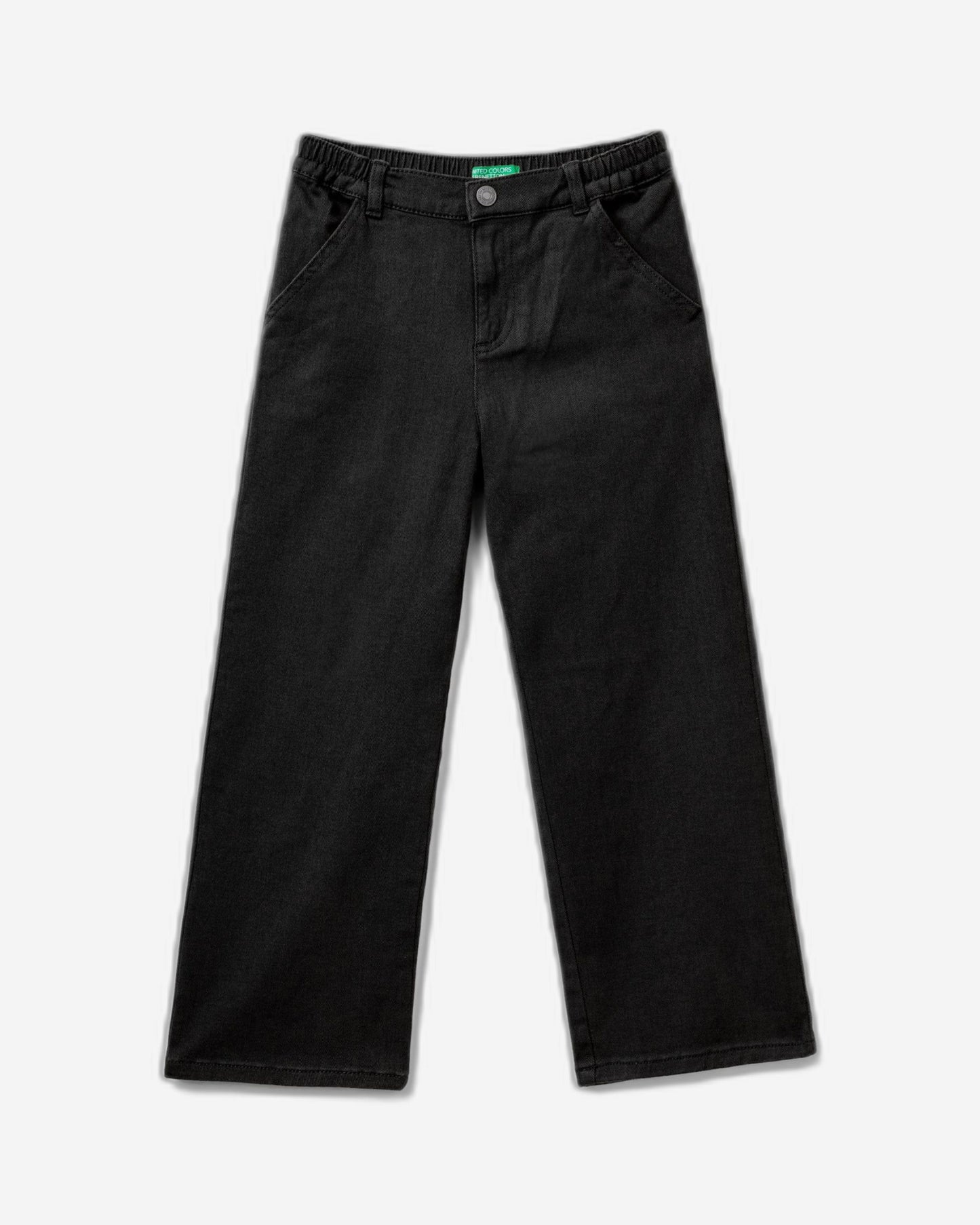 بنطلون مستقيم الخصر عالي