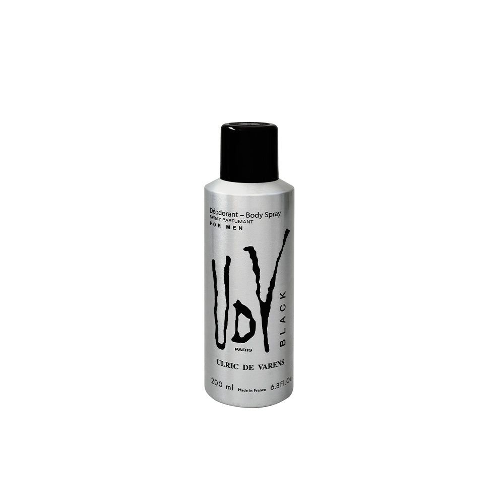 Ulric De Varens Black Deodorant Body Spray 200ml