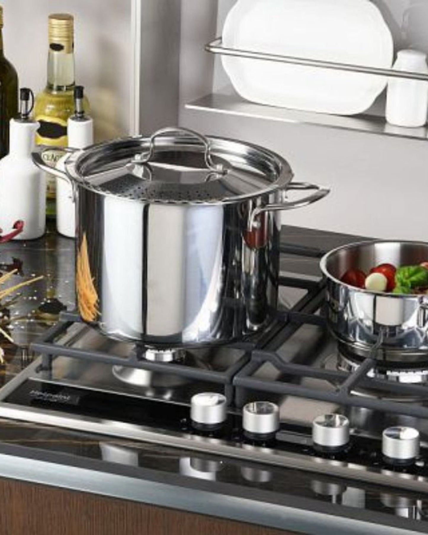 قدر توجنانا المرتفع بمقبضين وغطاء 18 سم من جرانكوشينا فانيتوزا