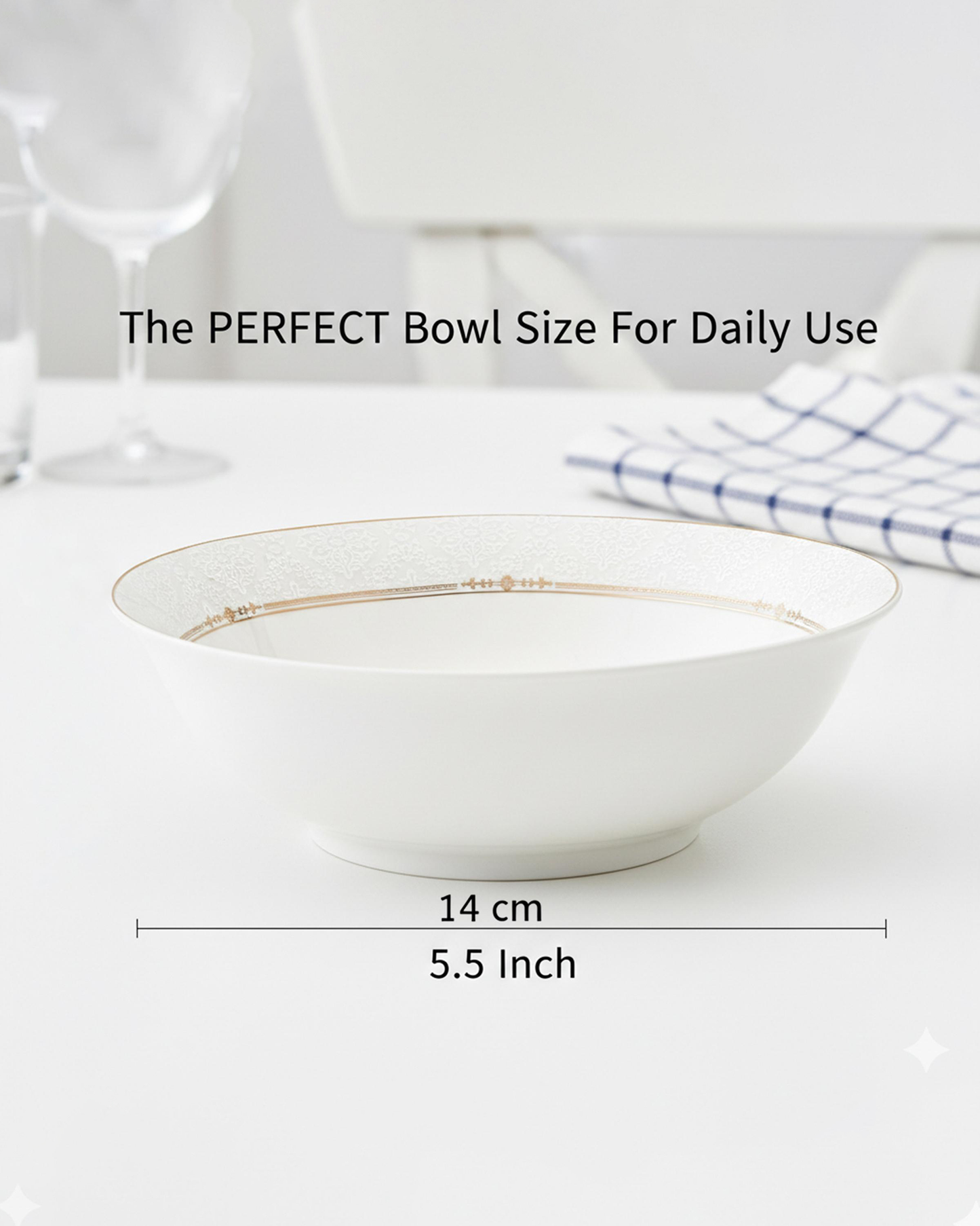 Shallow ISLA Bowl 14 cm Classic White