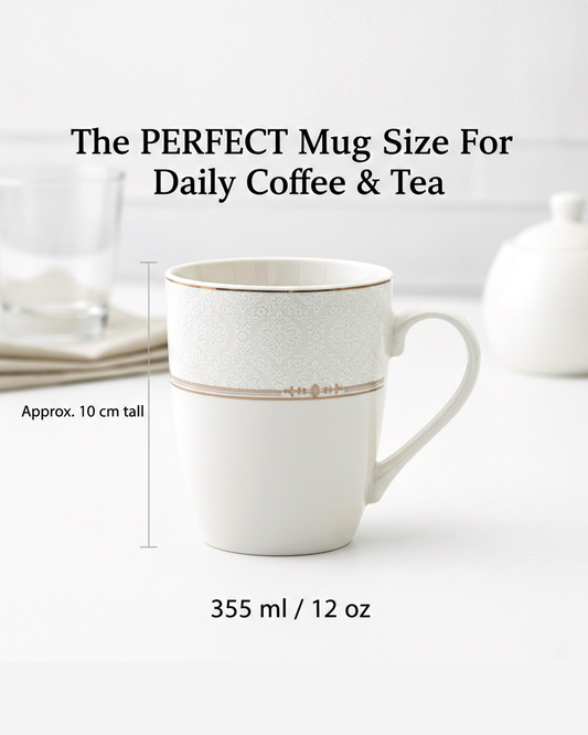 Shallow ISLA Mug 355 ml Classic White