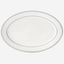 Shallow JUNA Oval Platter 36 cm Large Elegant White with Texture