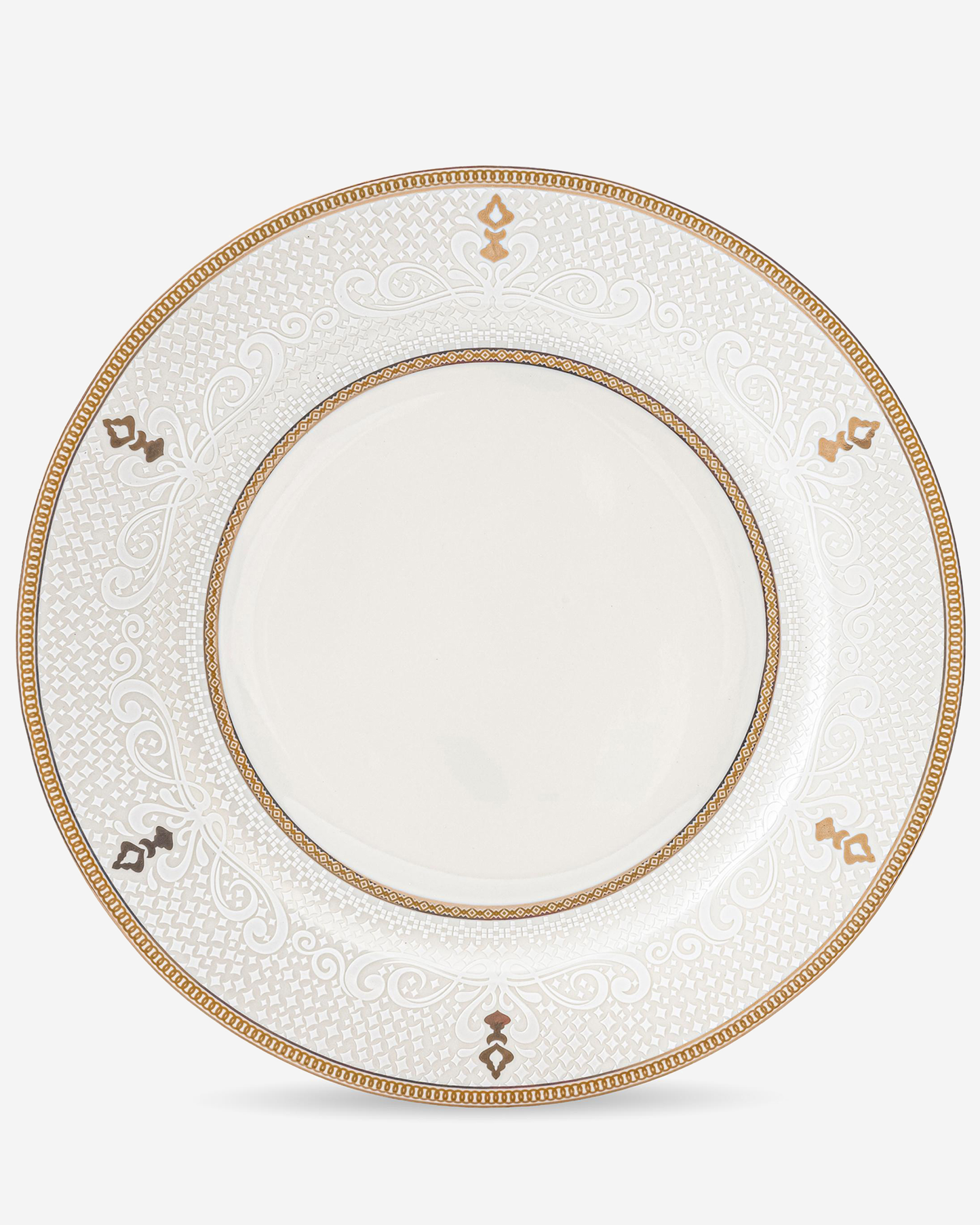 Shallow ZAYA Dinner Plate 26.7 cm Elegant White