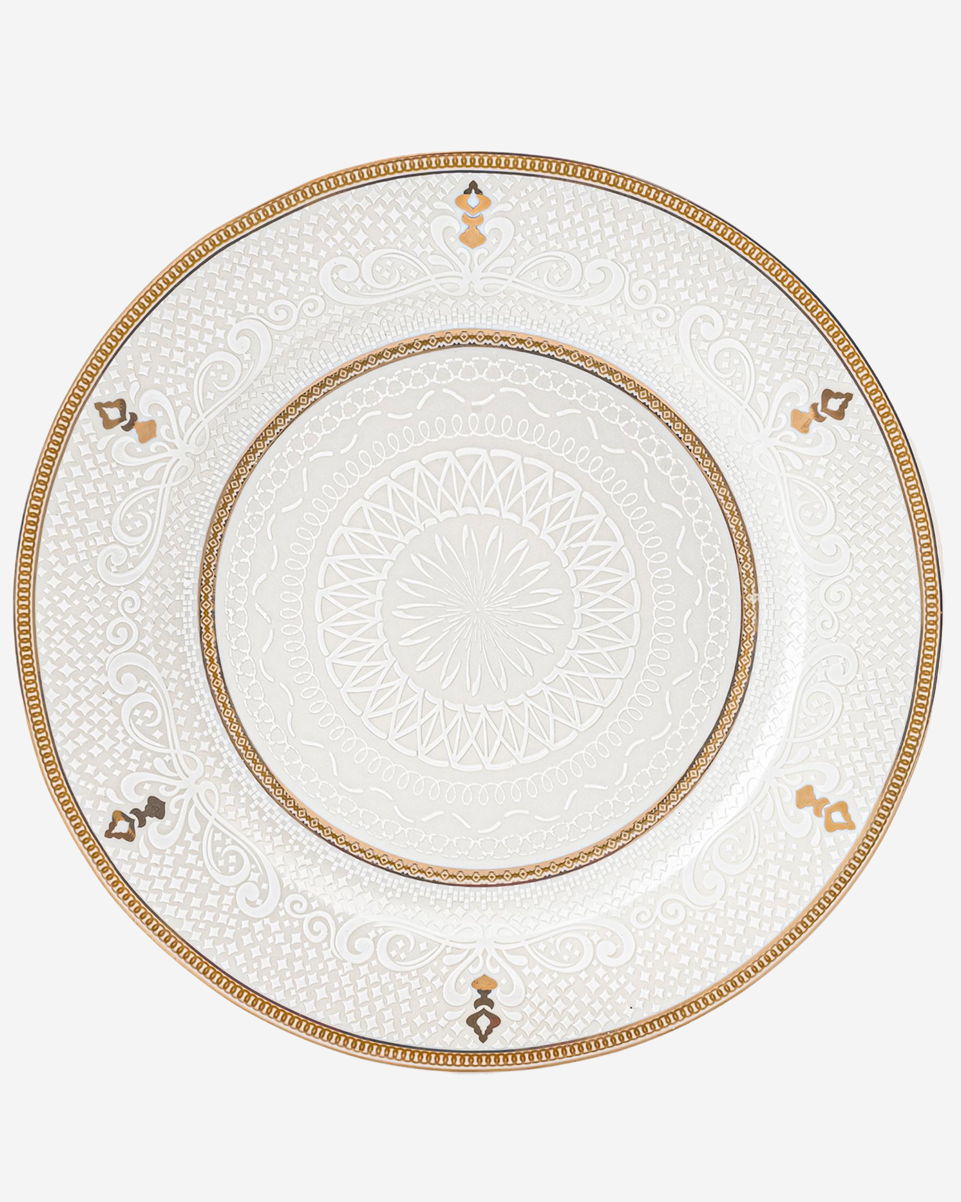 Shallow ZAYA Dessert Plate 19 cm Elegant White