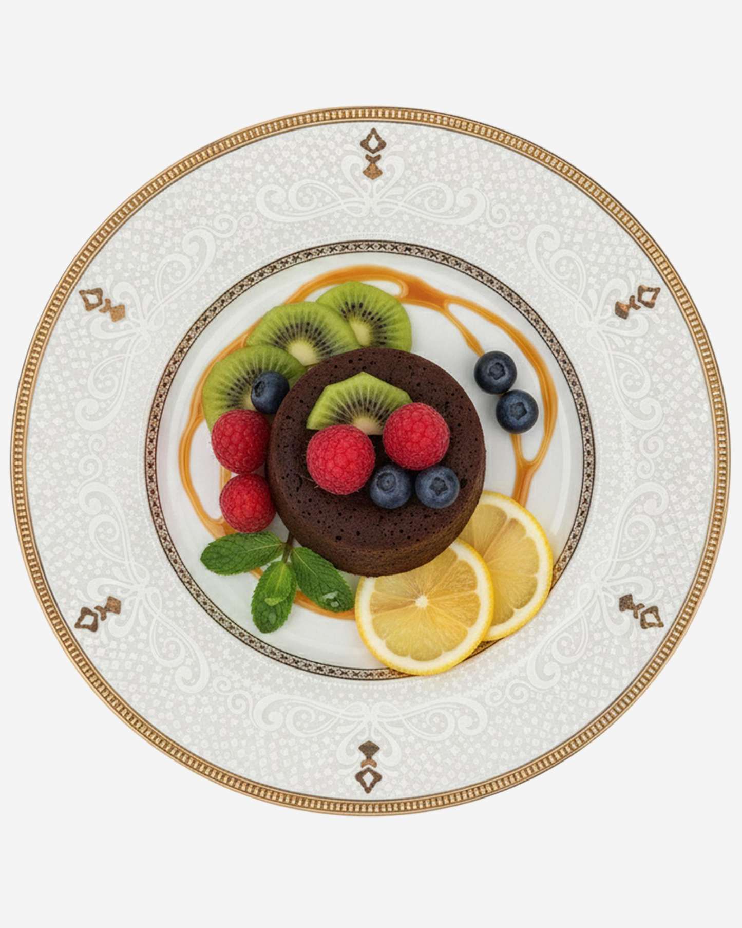 Shallow ZAYA Dessert Plate 19 cm Elegant White