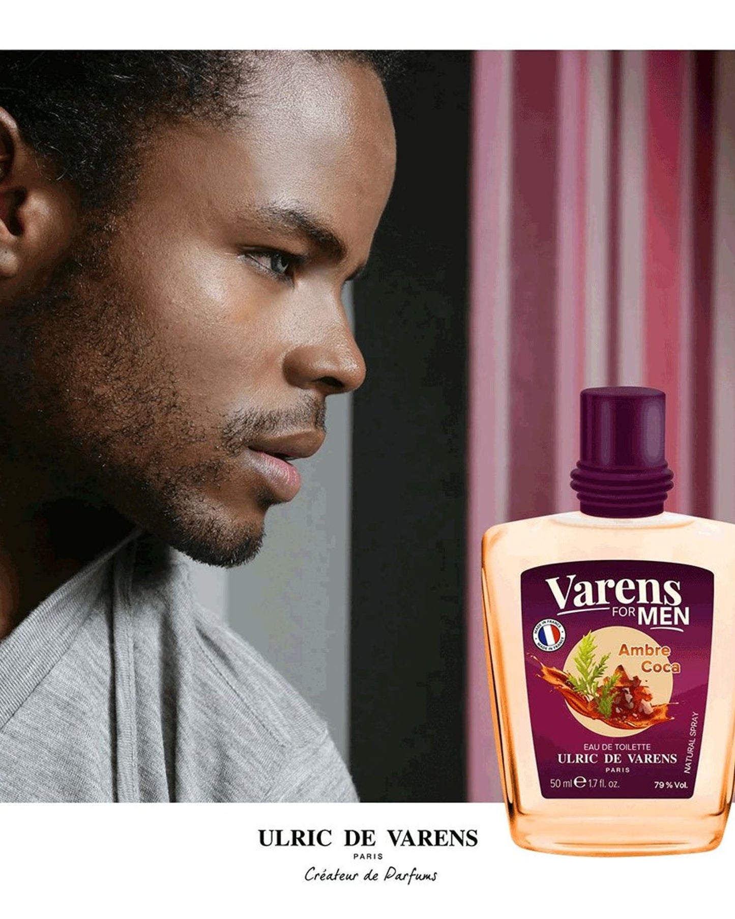 أولريك دي فارنز للرجال أمبر كوكا أو دي تواليت، 100 مل