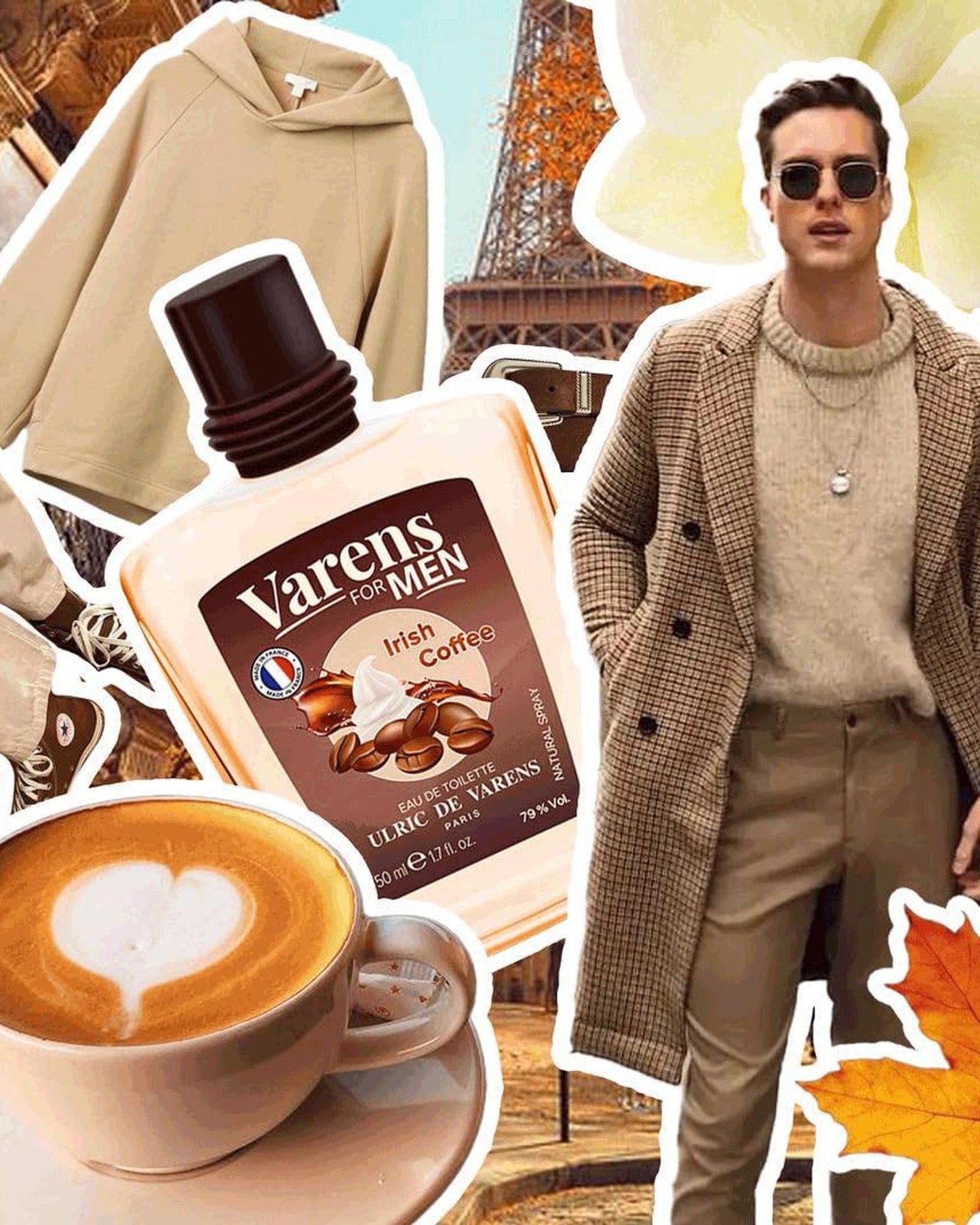 عطر أولريك دي فارنز للرجال بالقهوة الأيرلندية، أو دي تواليت، 100 مل