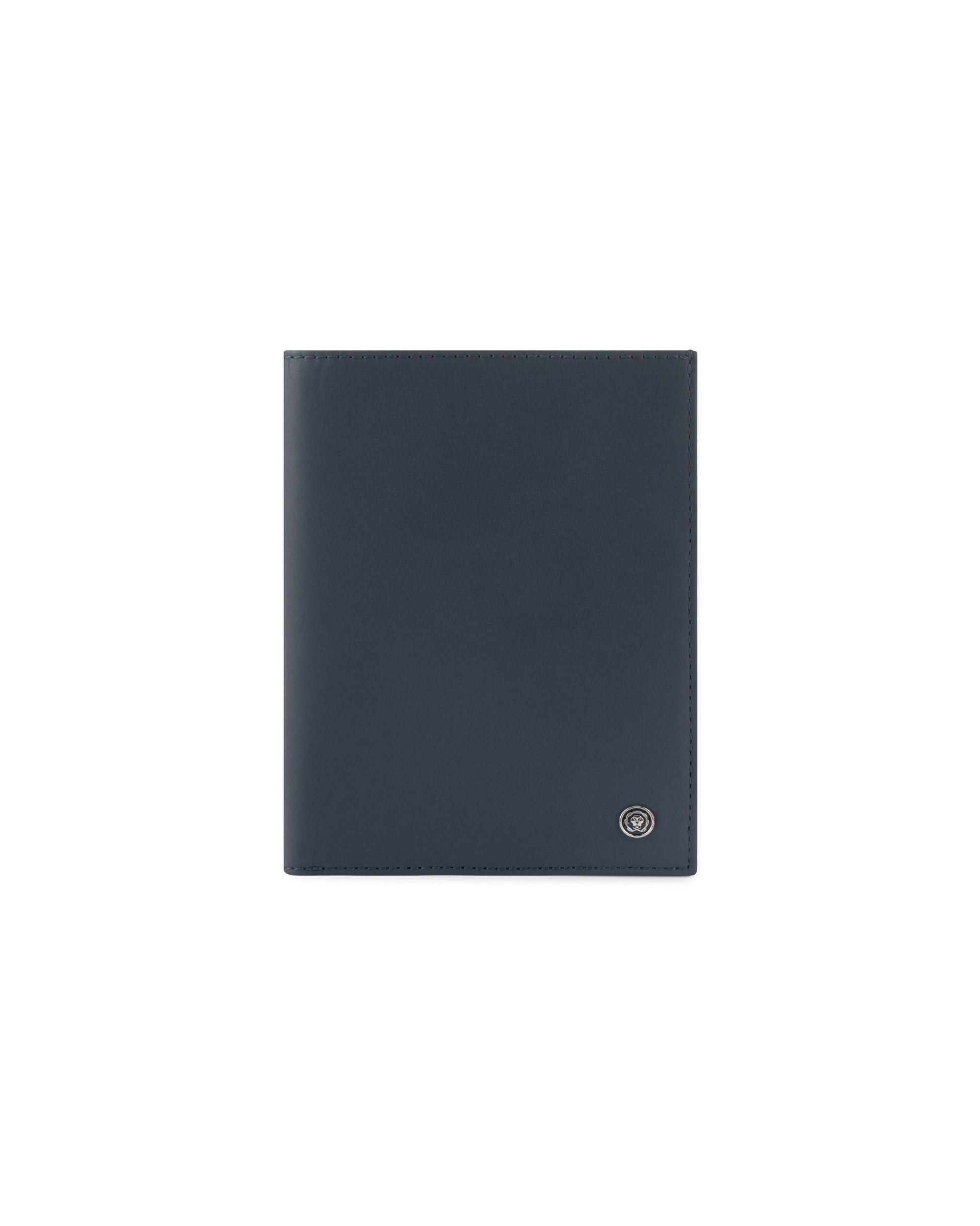 CROSS Soft Grain Leather 9CC Passport Travel Wallet - Navy Blue