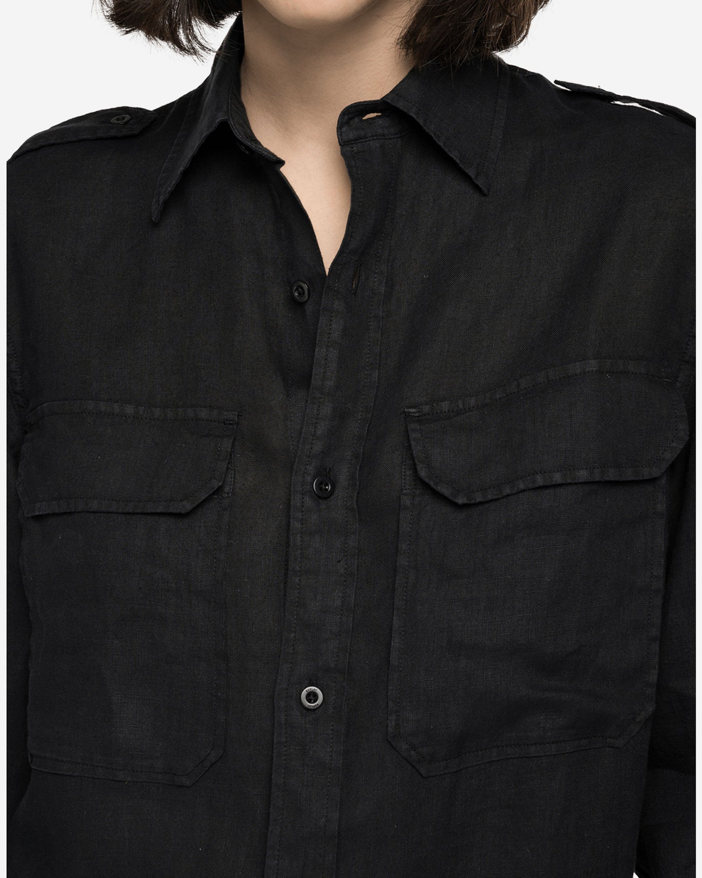 قميص أساسي للأولاد من الكتان