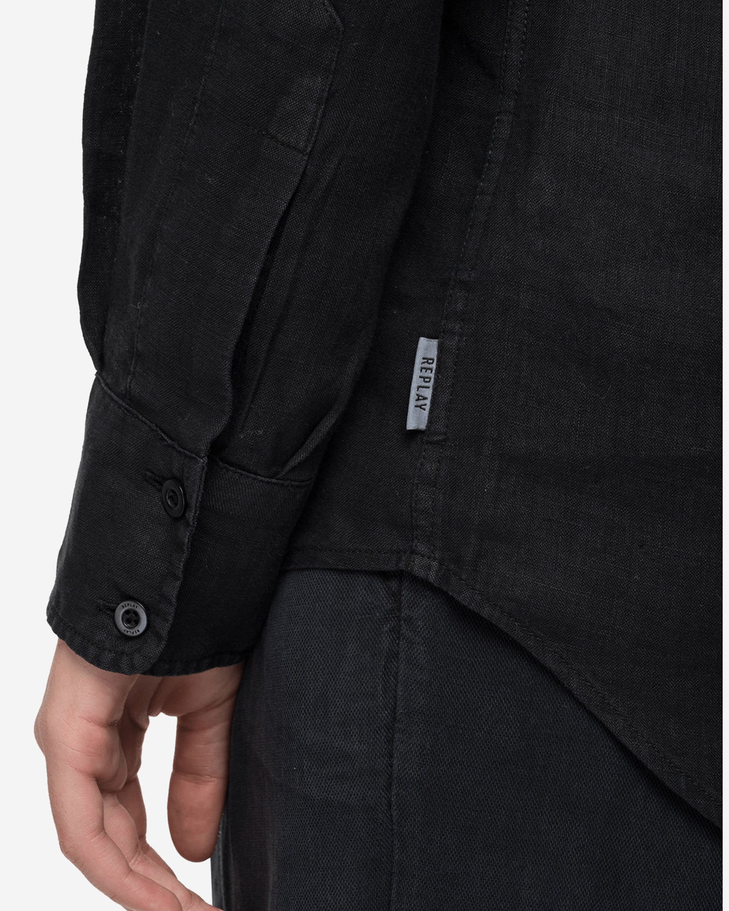 قميص أساسي للأولاد من الكتان