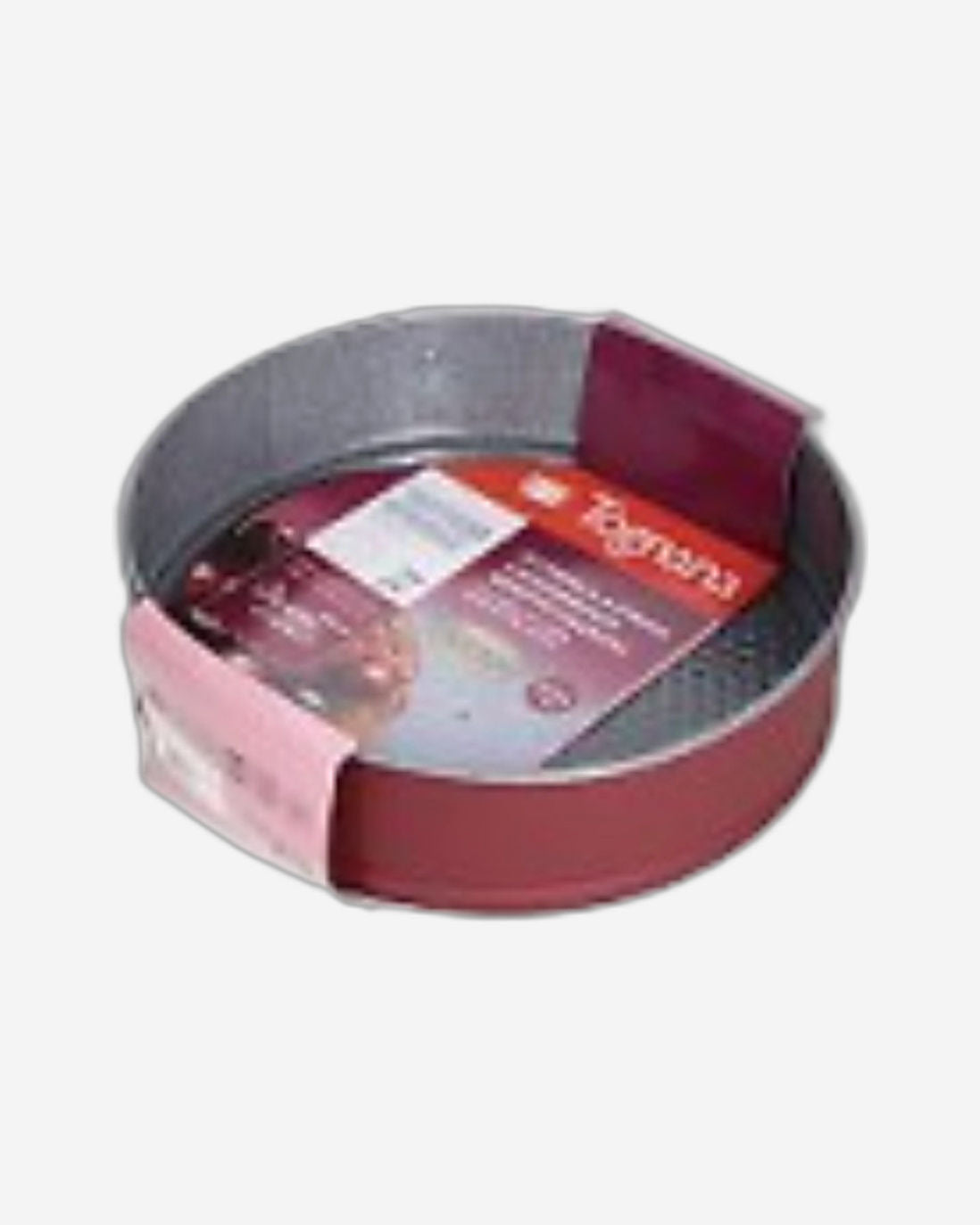 قالب كيك زنبركي من توغنانا، مقاس 28 سم، لون الكرز الحلو