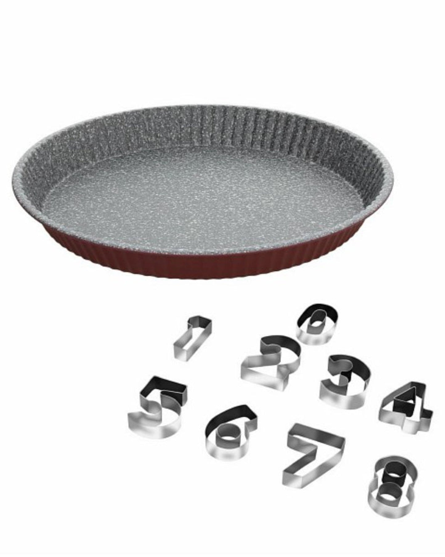 طبق كيش توغنانا سم26+10 أرقام كرز حلو كرز