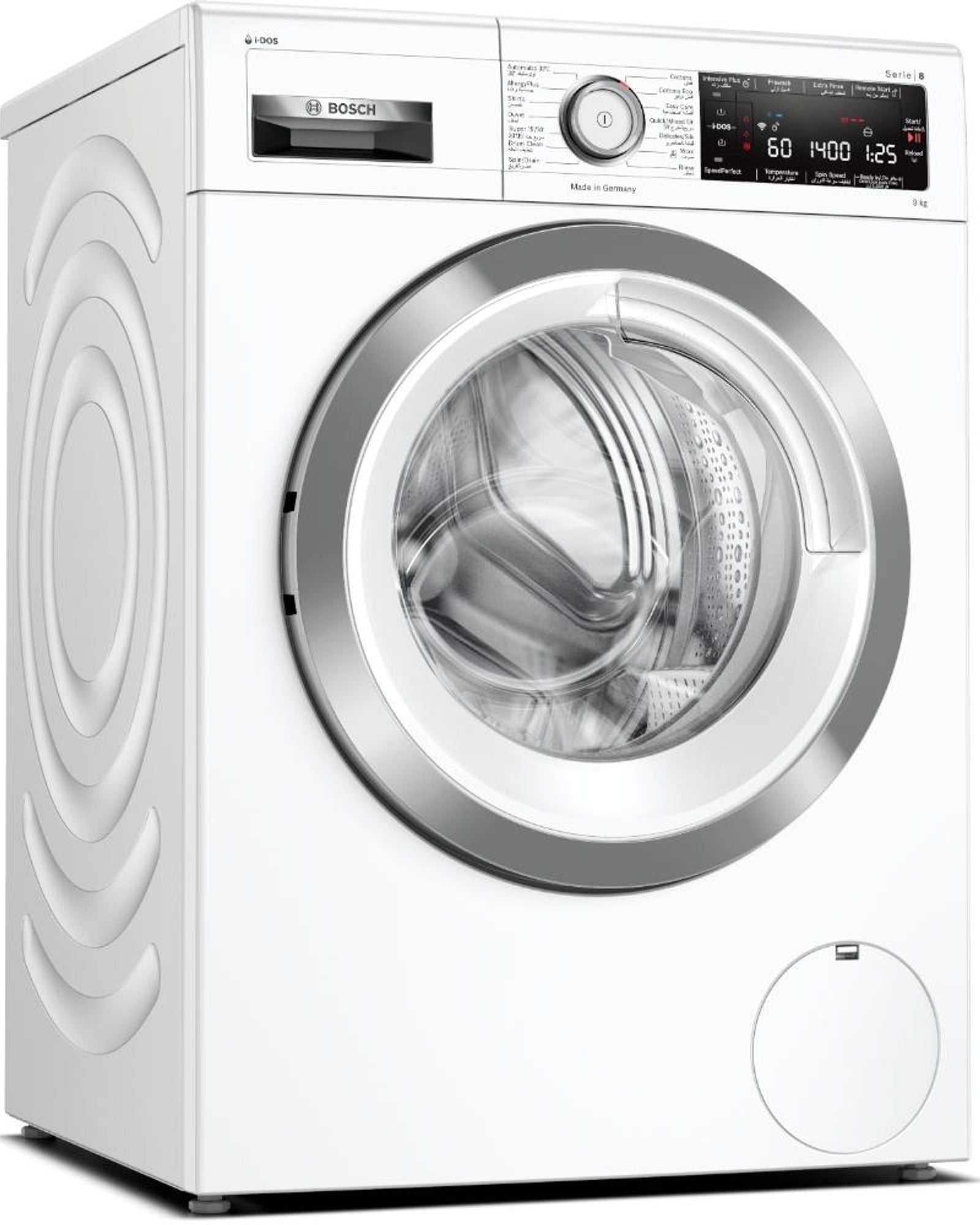 غسالة بوش سلسلة 8 تحميل أمامي سعة 9 كجم