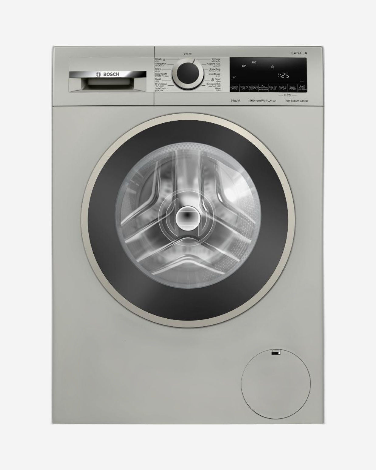 غسالة بوش سلسلة 4 تحميل أمامي مستقلة سعة 9 كجم