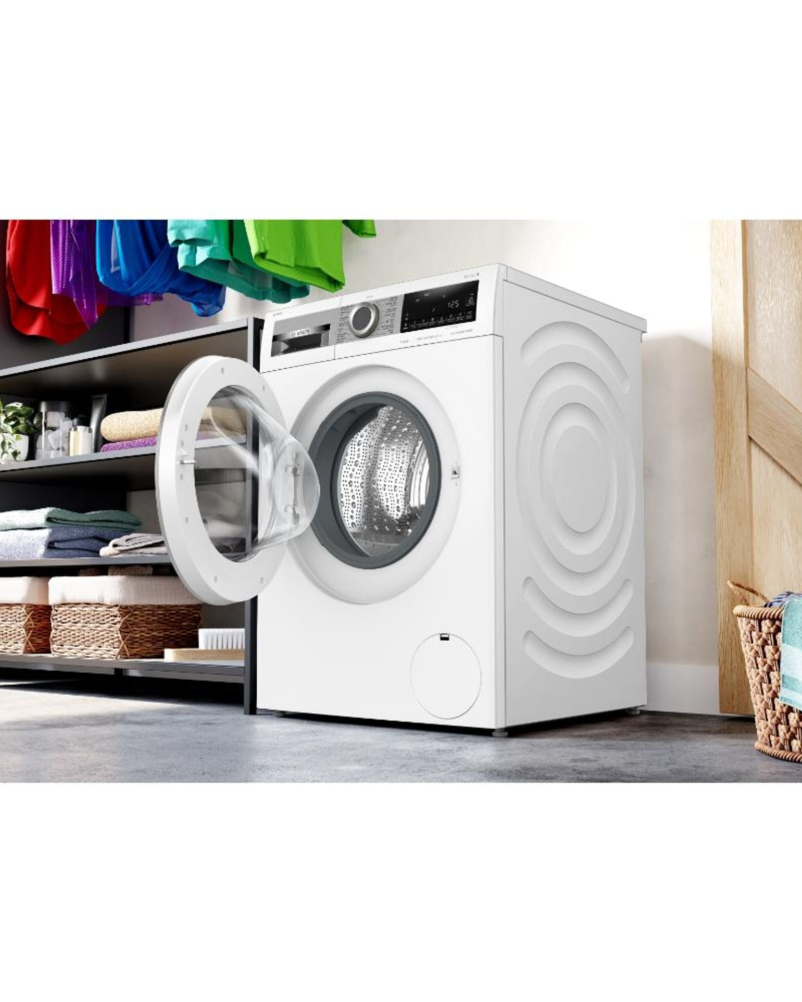 غسالة بوش سلسلة 6 تحميل أمامي مستقلة سعة 9 كجم