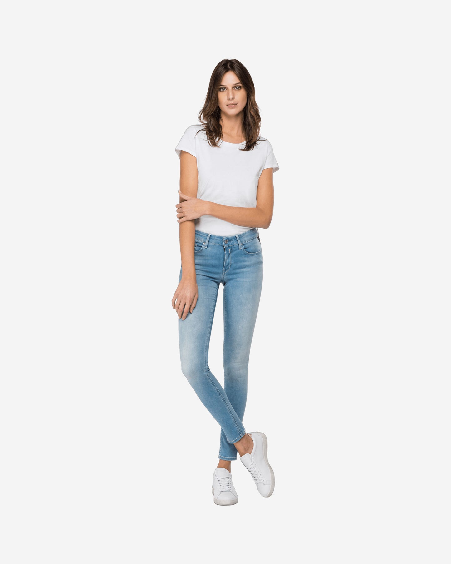 بنطلون جينز Luz Hyperflex XLITE جديد بقصّة Skinny Fit ومُعاد استخدامه