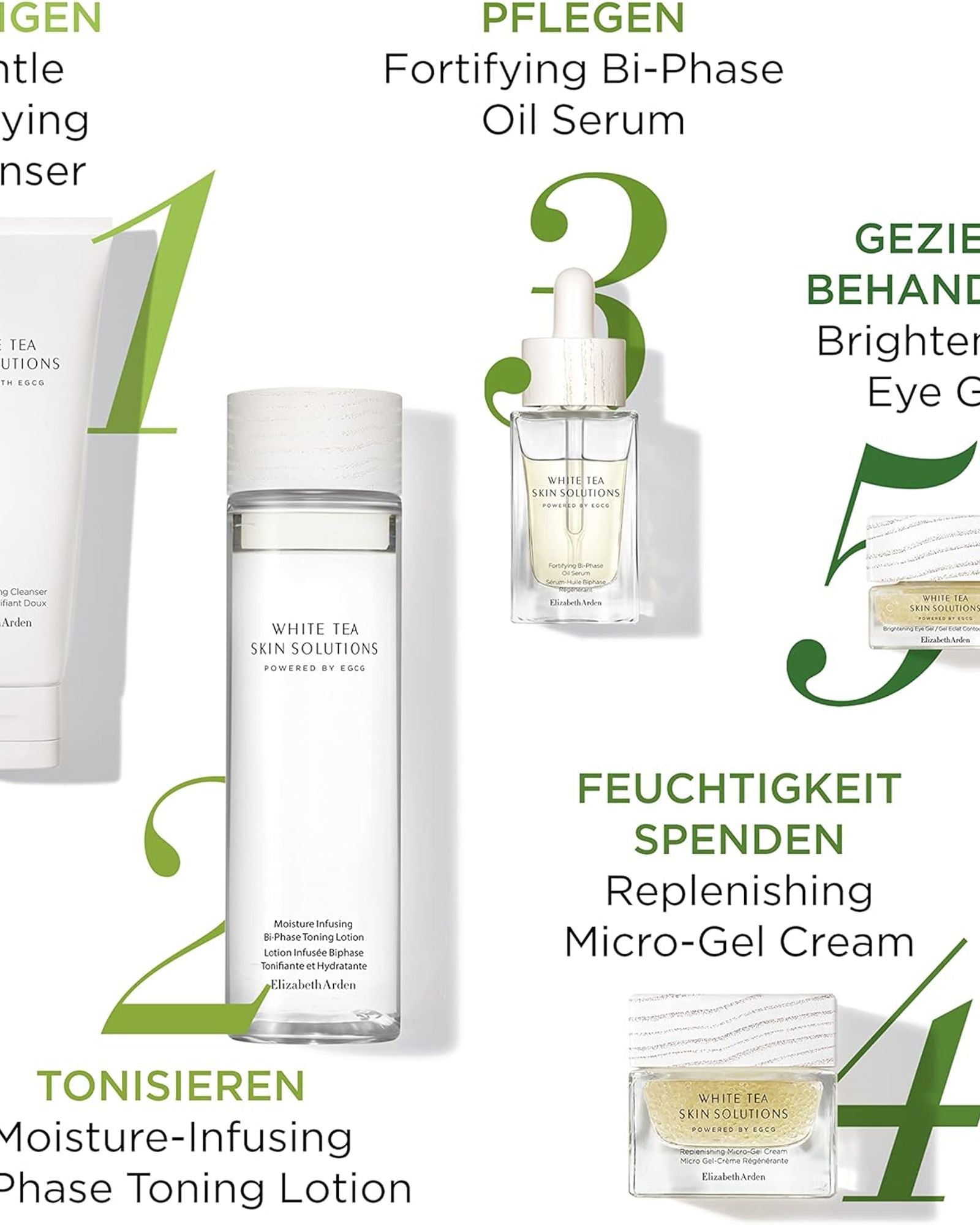 كريم جل مغذي للبشرة بالشاي الأبيض من إليزابيث آردن، 50 مل