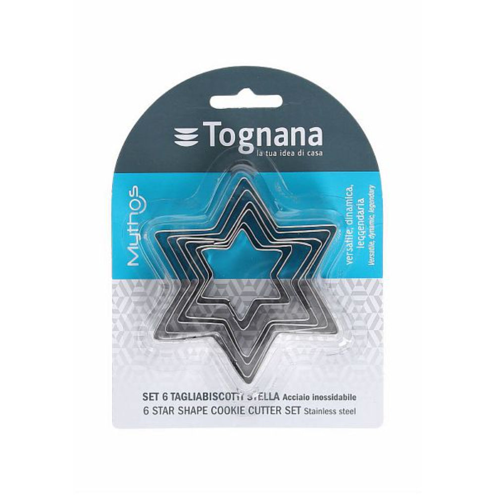 مجموعة توجنانا المكونة من 6 قطع بسكويت - نجمة