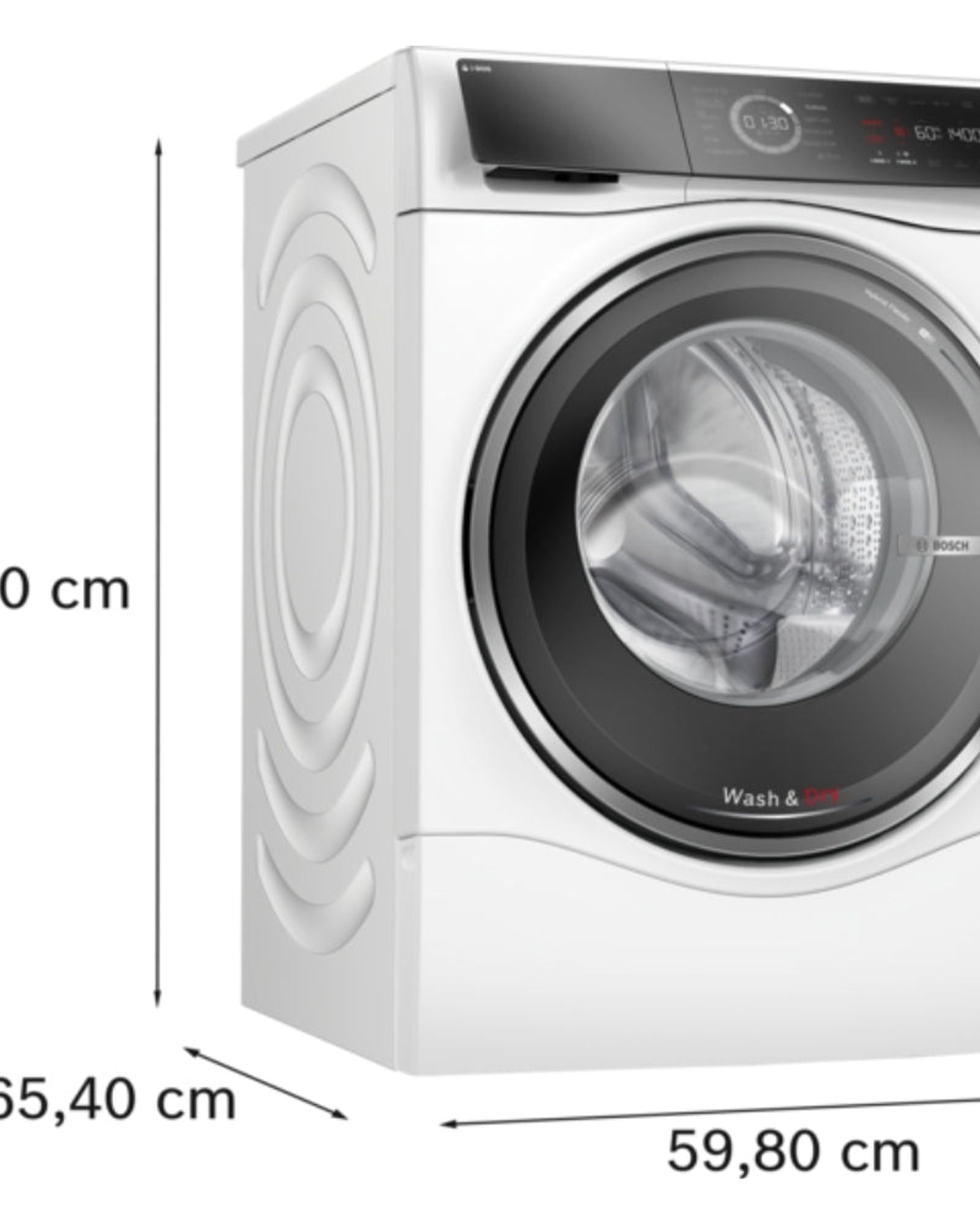 غسالة ومجفف بوش سلسلة 8 سعة 10/6 كجم