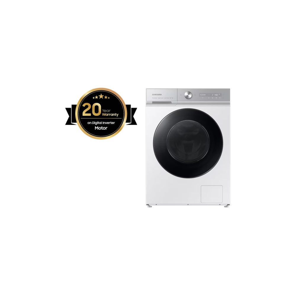 Samsung Front load Washing Machine, 11 KG, White, WW11BB904DGHGU