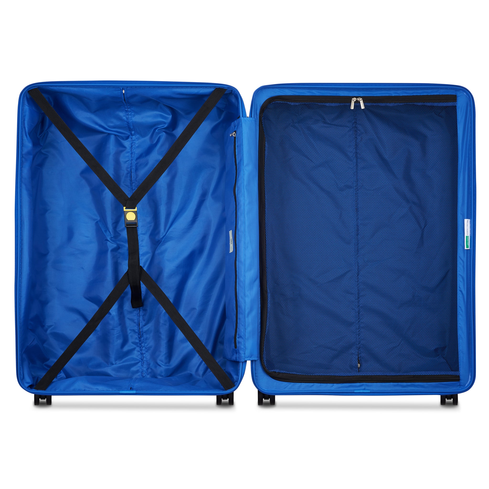 عربة أمتعة UCOB Fabrica 4 ذات العجلات المزدوجة والغطاء الصلب غير القابل للتمدد