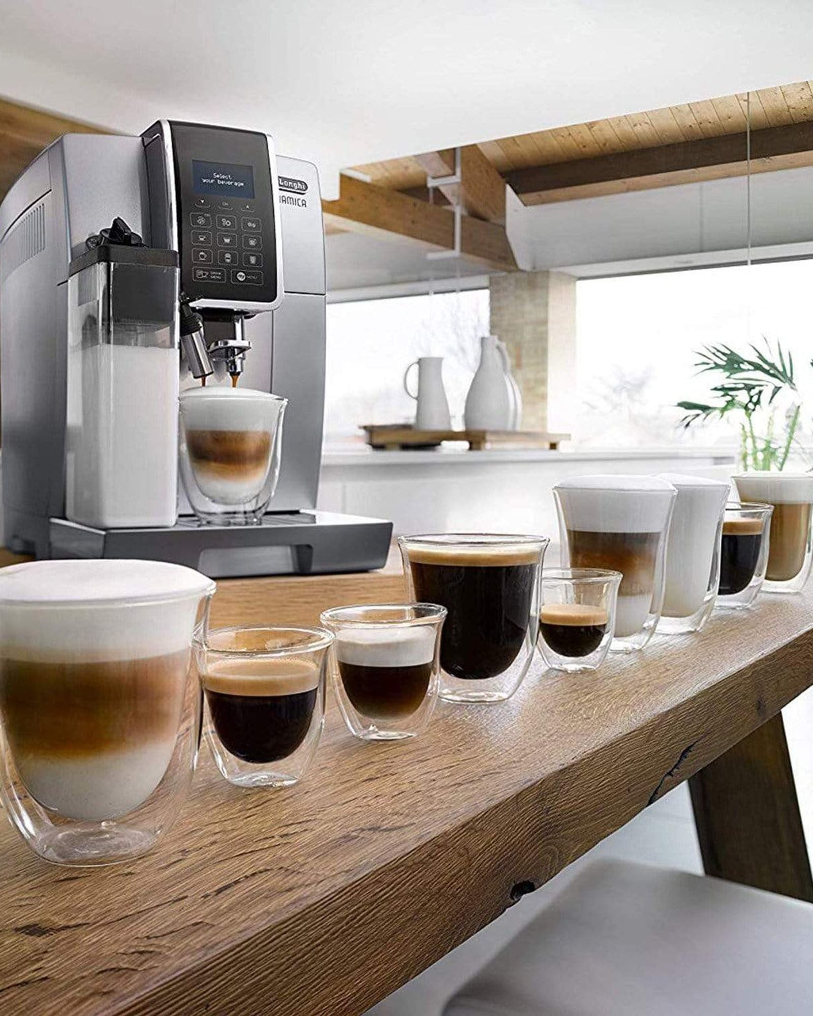 ماكينة قهوة ديلونجي الأوتوماتيكية من حبوب البن إلى الكوب