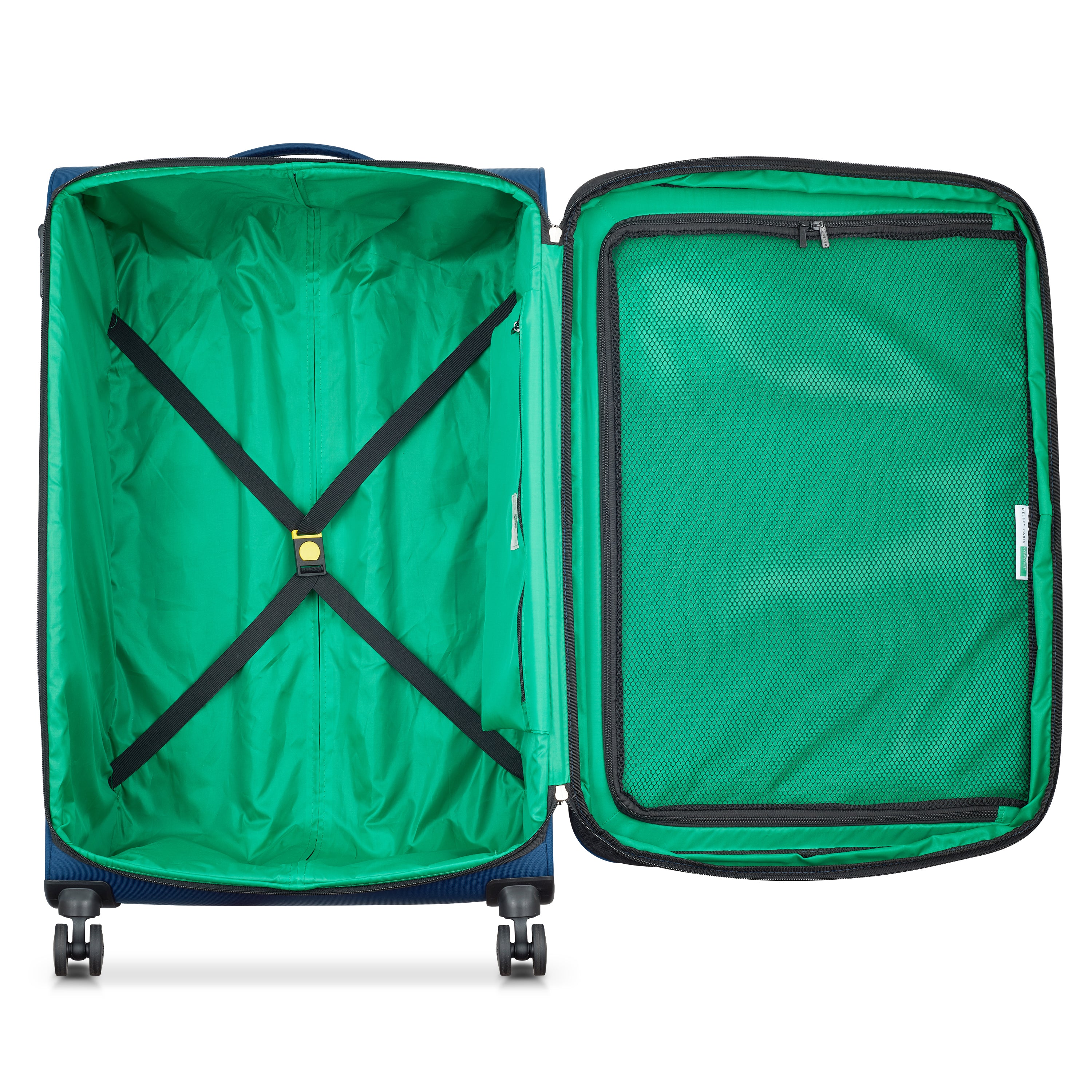 حقيبة سفر ناعمة قابلة للتمدد بعجلتين من UCB Color Block 4