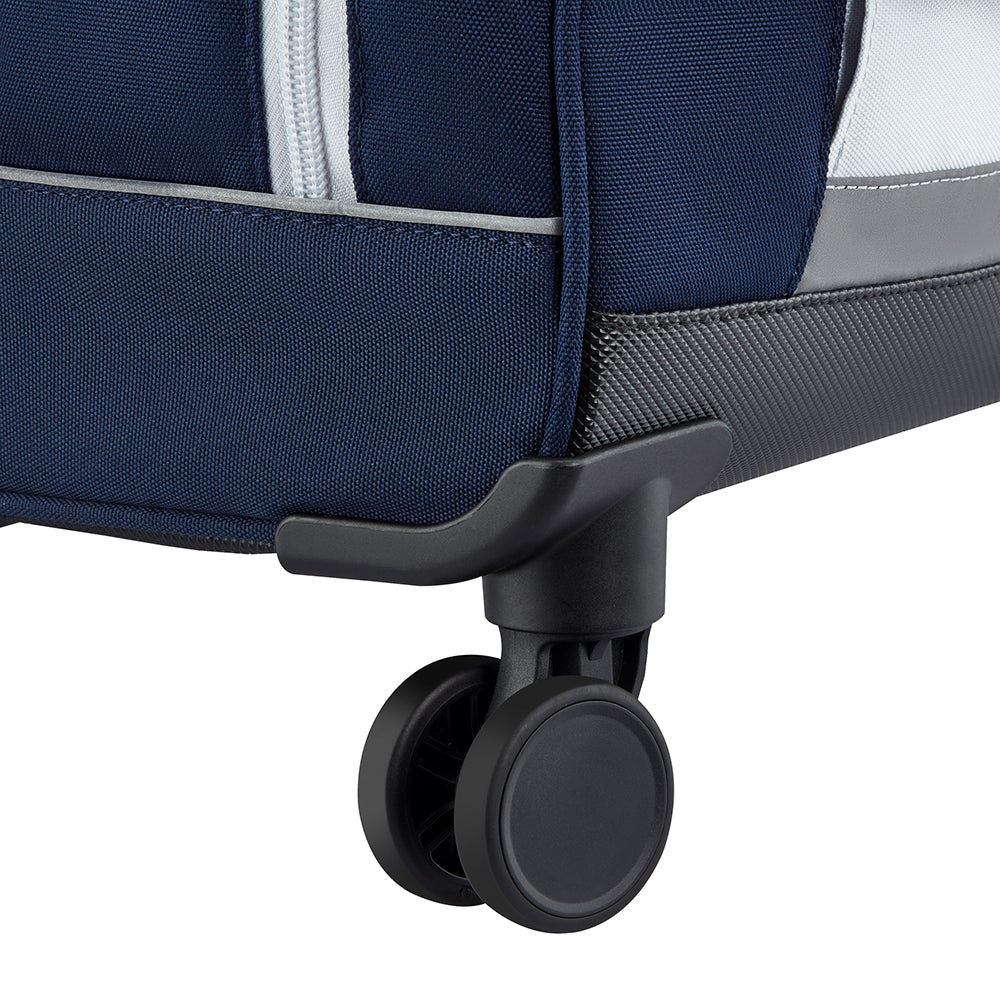 حقيبة كتف ديلسي باريس "العودة إلى المدرسة 2025" بأربع عجلات وهيكل صلب مطبوعة