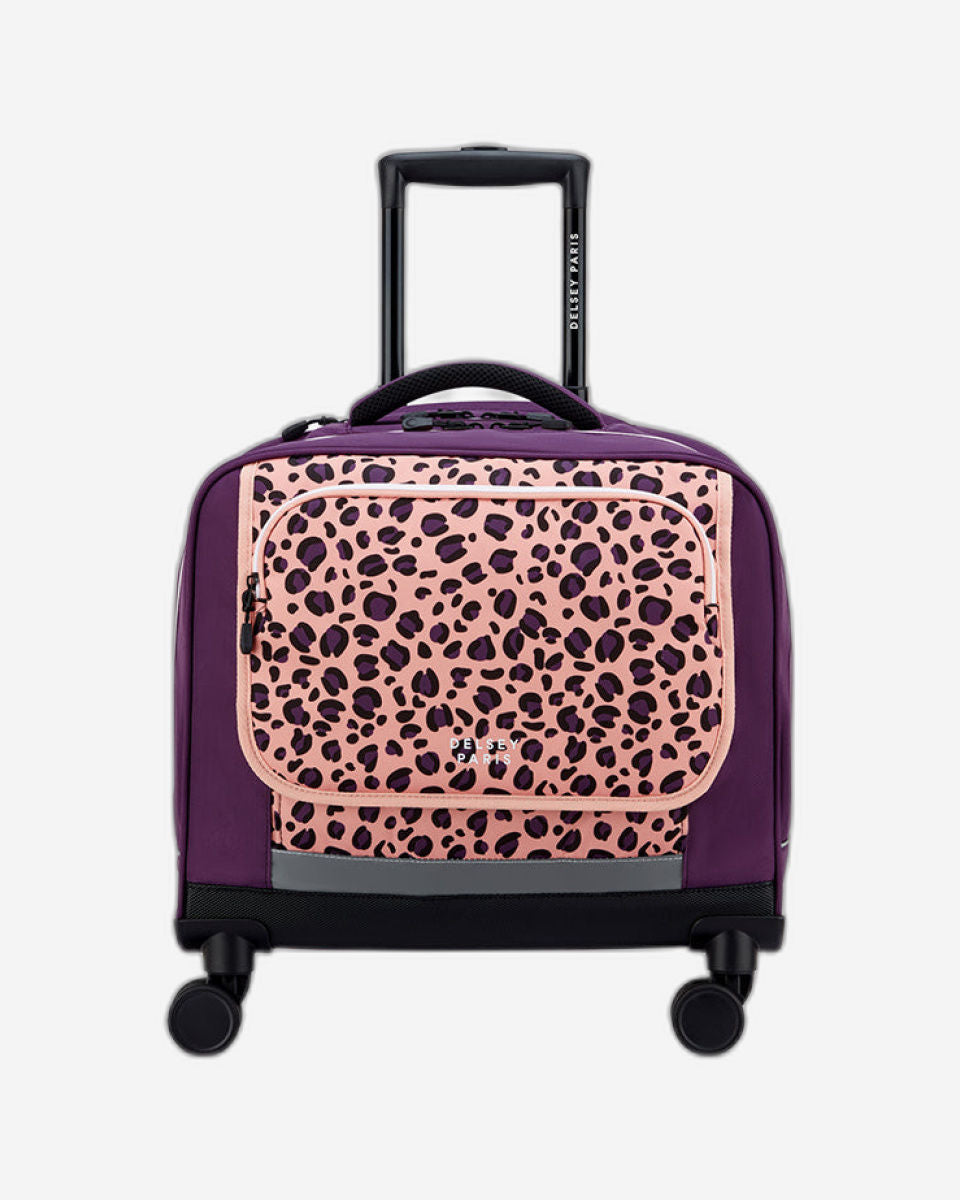 حقيبة كتف بعجلات مطبوعة من ديلسي باريس للعودة إلى المدرسة 2025