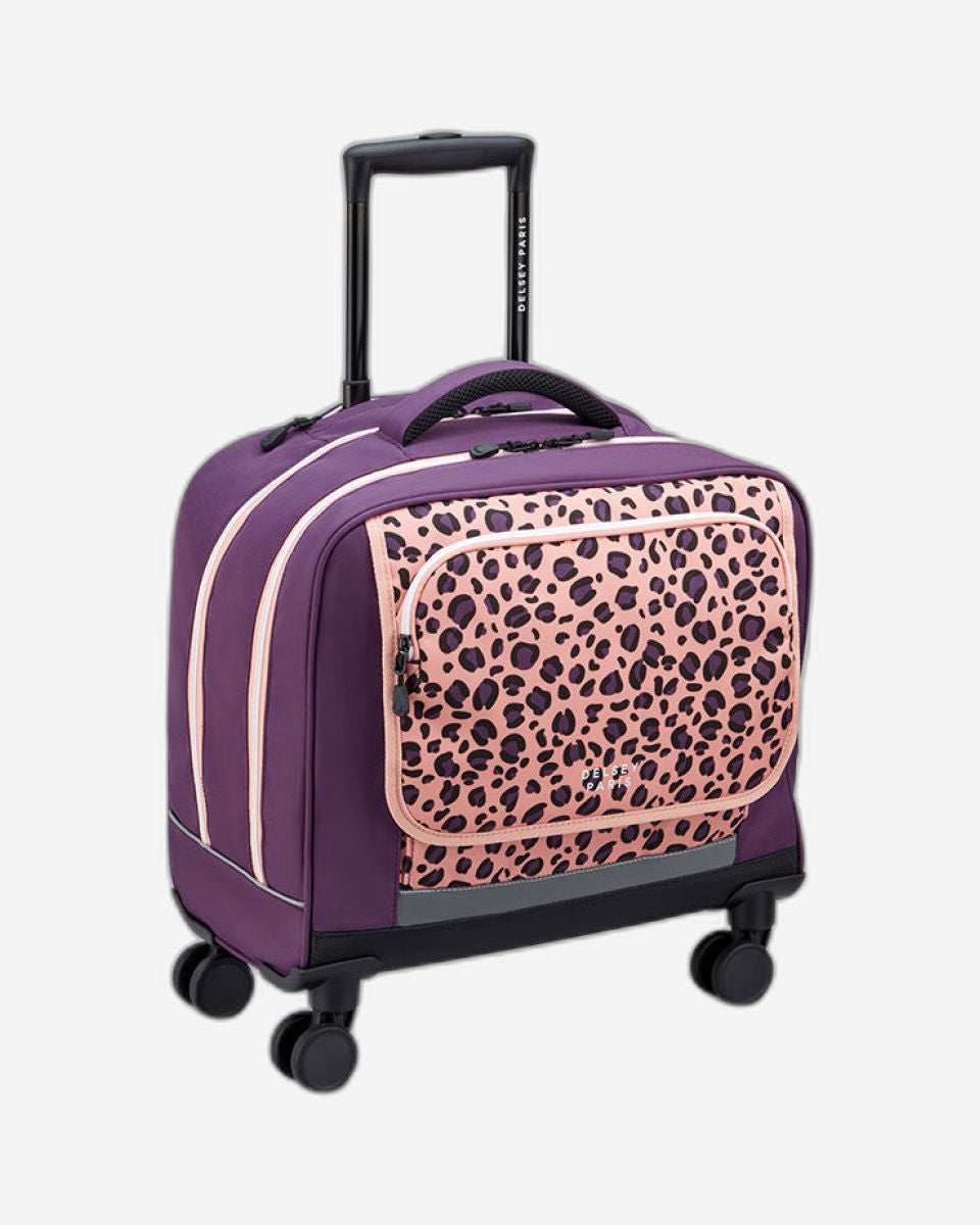 حقيبة كتف بعجلات مطبوعة من ديلسي باريس للعودة إلى المدرسة 2025