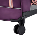 حقيبة كتف ديلسي باريس "العودة إلى المدرسة 2025" بأربع عجلات وهيكل صلب مطبوعة