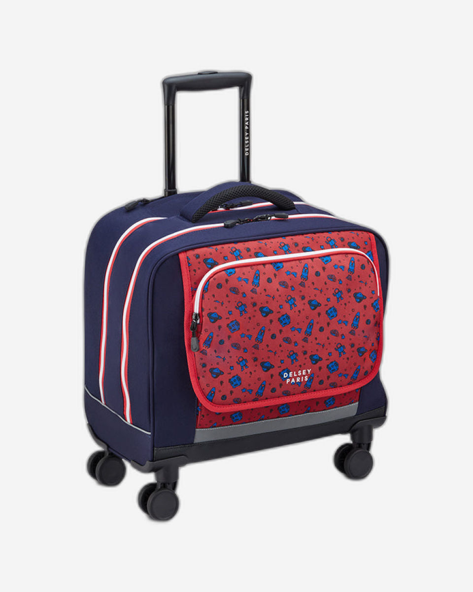 حقيبة كتف بعجلات مطبوعة من ديلسي باريس للعودة إلى المدرسة 2025