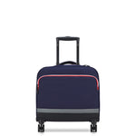 حقيبة كتف ديلسي باريس "العودة إلى المدرسة 2025" بأربع عجلات وهيكل صلب مطبوعة