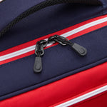 حقيبة كتف ديلسي باريس "العودة إلى المدرسة 2025" بأربع عجلات وهيكل صلب مطبوعة