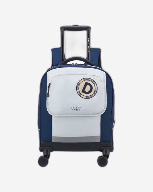 حقيبة كتف عمودية بأربع عجلات من ديلسي باريس للعودة إلى المدرسة 2025