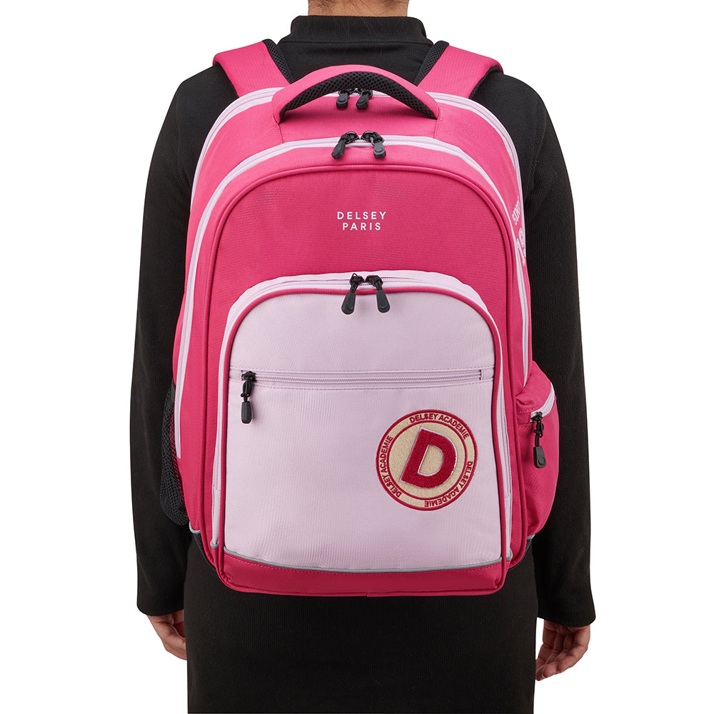 حقيبة ظهر ديلسي باريس العودة إلى المدرسة 2025 كبيرة جدًا مطبوعة