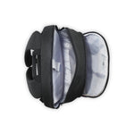 حقيبة ظهر ديلسي باريس إسبلانيد لحماية الكمبيوتر المحمول مقاس 17.3 بوصة، مكونة من حجرتين، لون أسود داكن