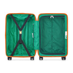 عربة أمتعة UCOB Fabrica 4 ذات العجلات المزدوجة والغطاء الصلب غير القابل للتمدد