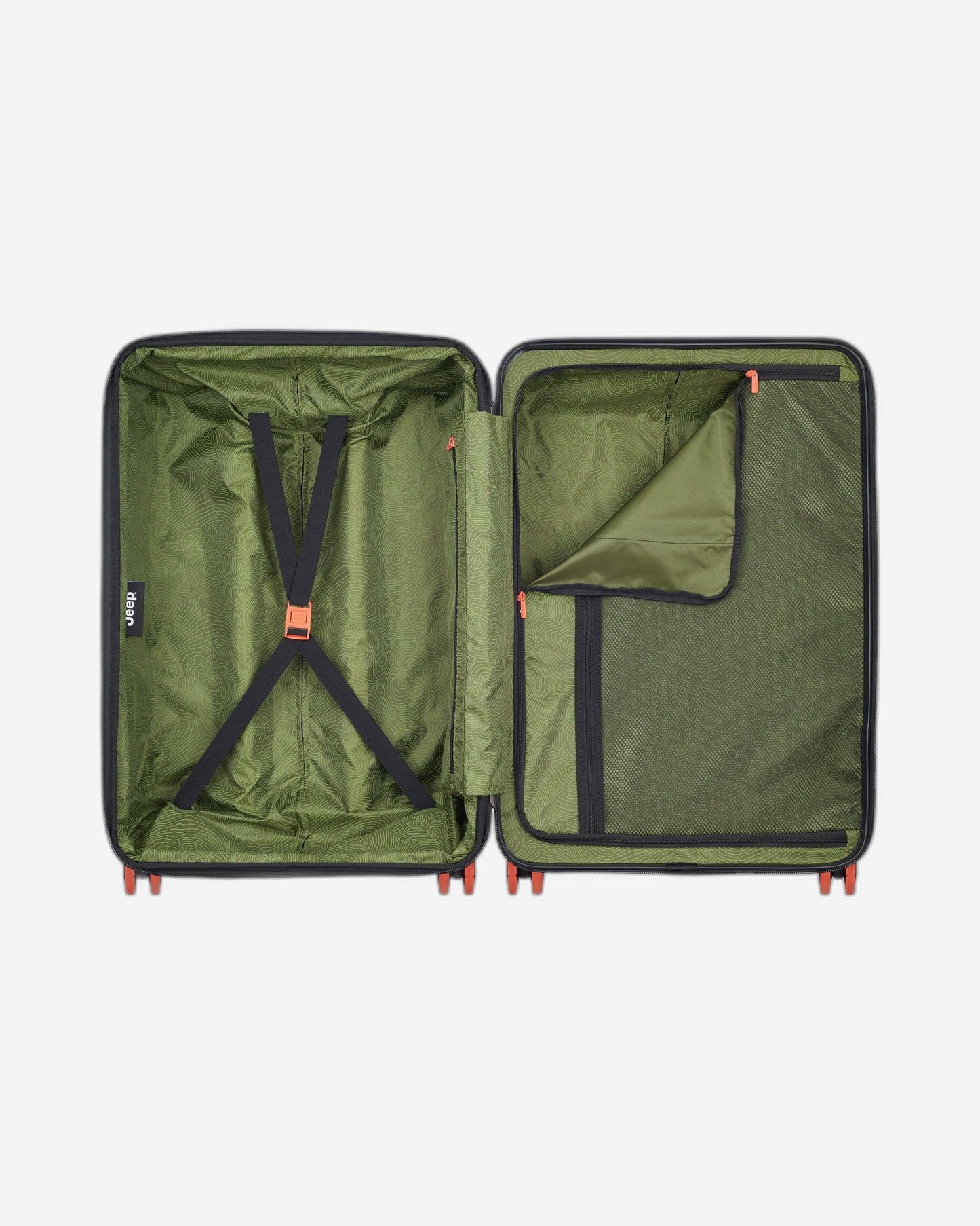 عربة جيب JH001A صلبة قابلة للتوسيع بأربع عجلات مزدوجة