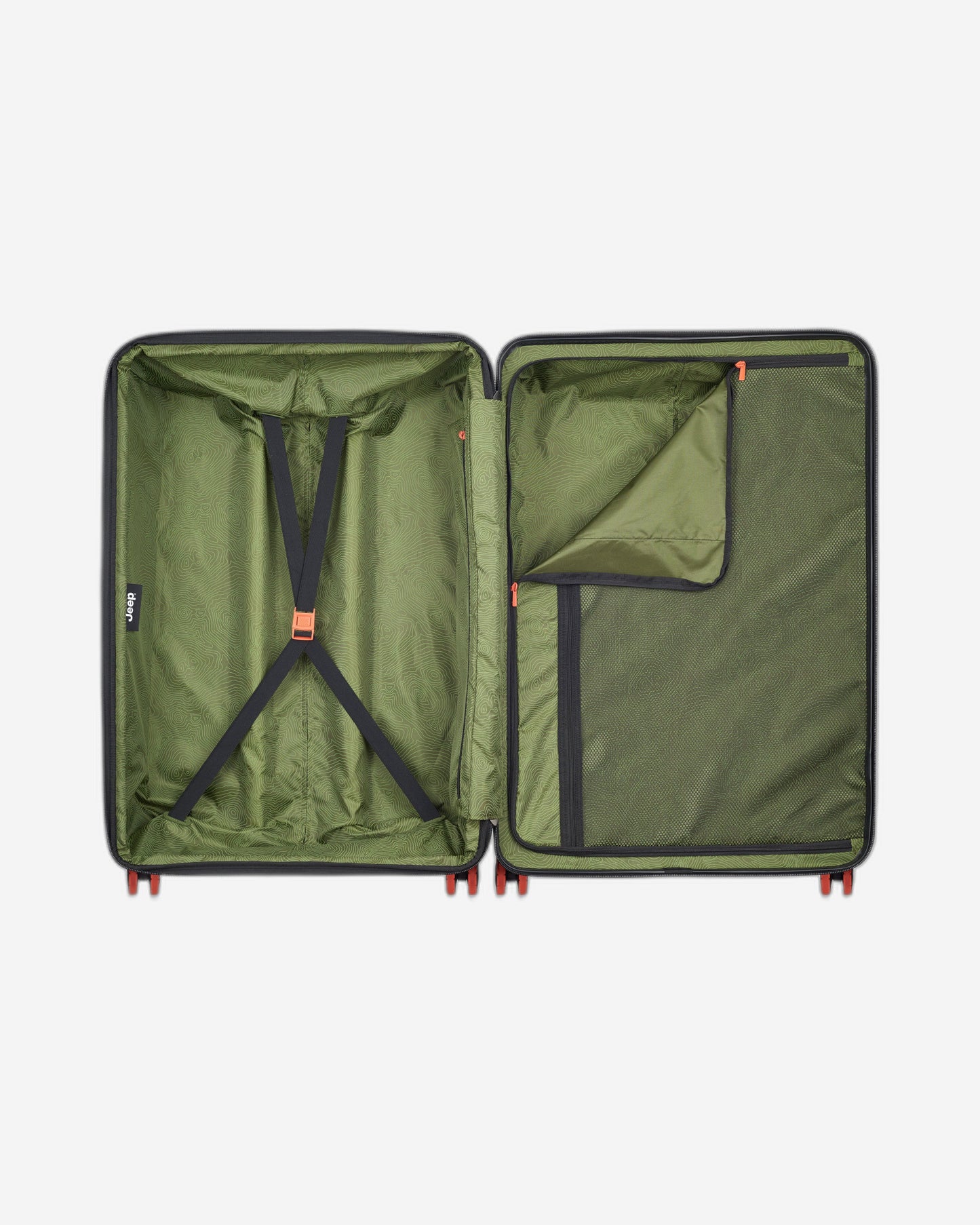 عربة جيب JH001A صلبة قابلة للتوسيع بأربع عجلات مزدوجة