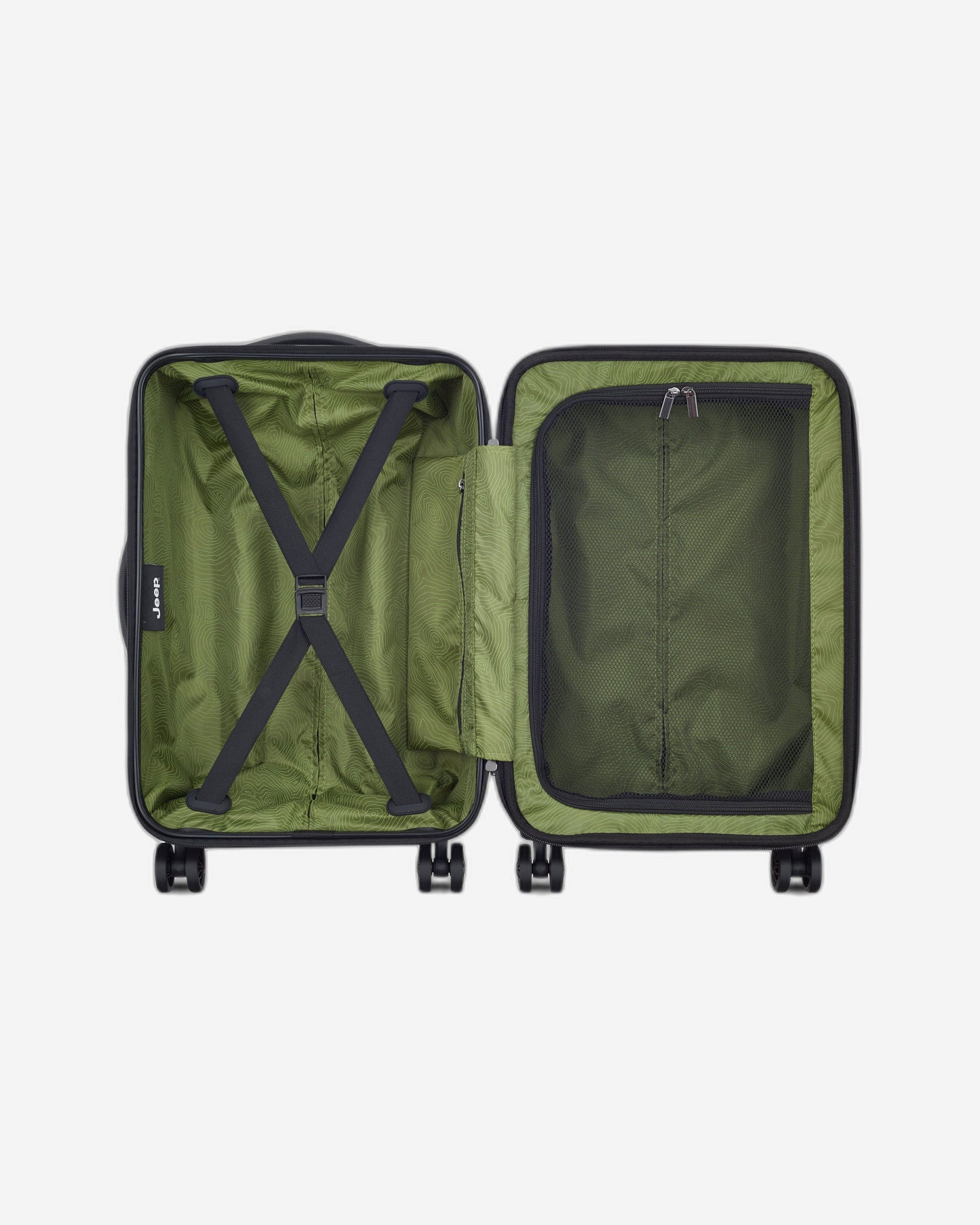 عربة جيب JH004C صلبة قابلة للتوسيع بأربع عجلات مزدوجة