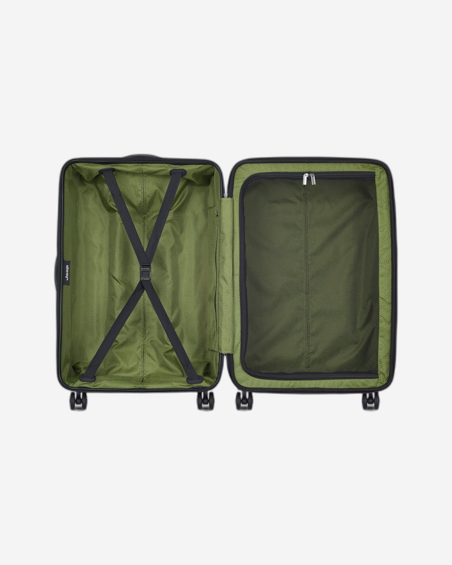 عربة جيب JH004C صلبة قابلة للتوسيع بأربع عجلات مزدوجة