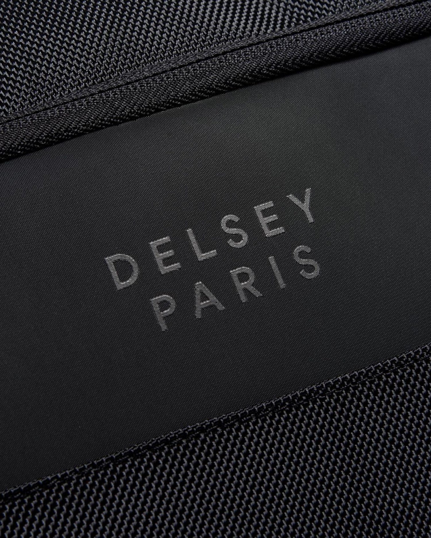 حقيبة ديلسي باريس بارفيس بلس بعجلتين لحمل أجهزة الكمبيوتر المحمولة - لون أسود