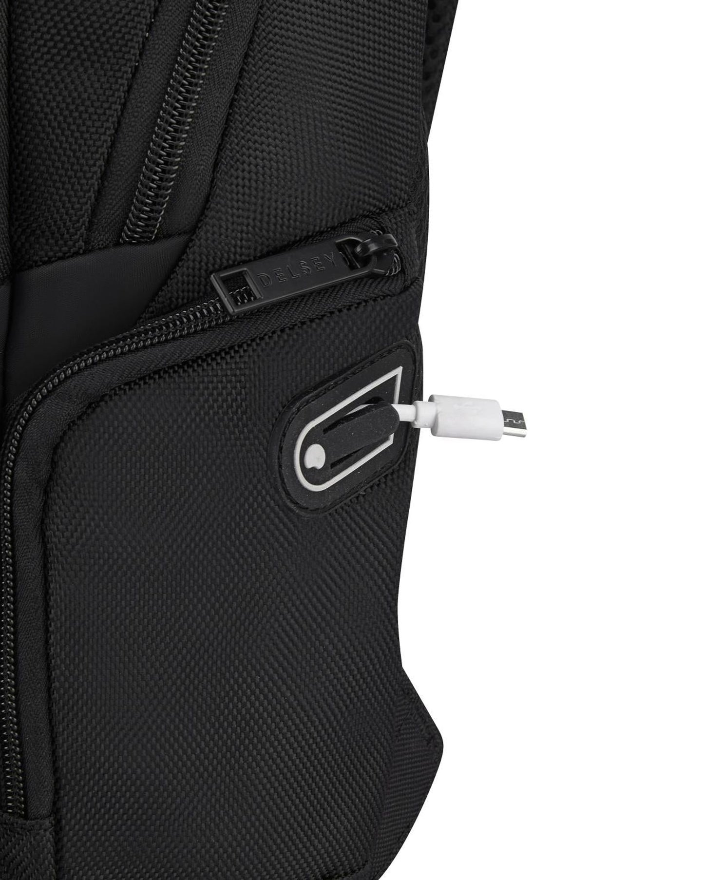 حقيبة ظهر ديلسي باريس بارفيس+ لابتوب بحجرتين مقاس 13.3 بوصة، لون أسود - 394460200