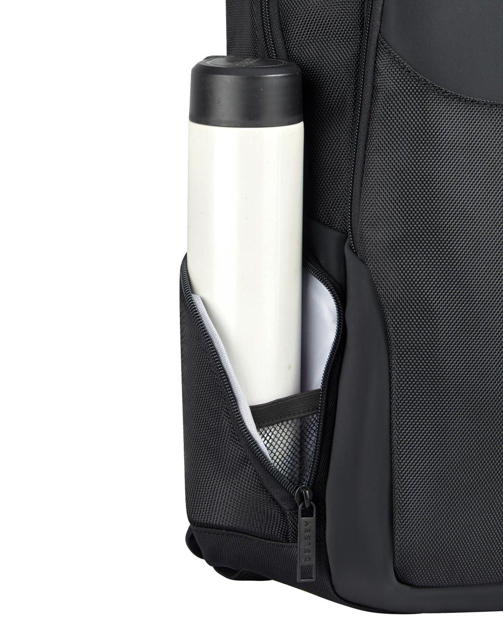 حقيبة ظهر ديلسي باريس بارفيس+ لابتوب بحجرتين مقاس 15.6 بوصة، لون أسود - 00394460300