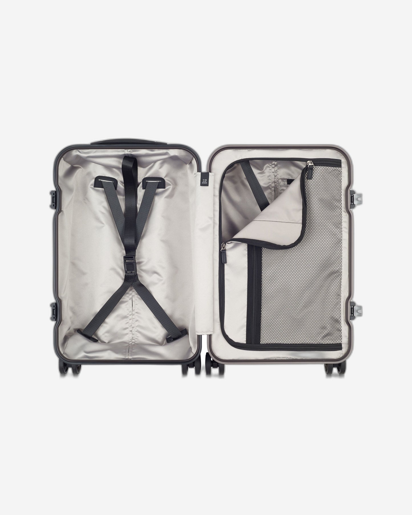 عربة أمتعة بيجو فوياجيز ترافل، مقاس 55 سم، بأربع عجلات مزدوجة، وحقيبة صلبة 