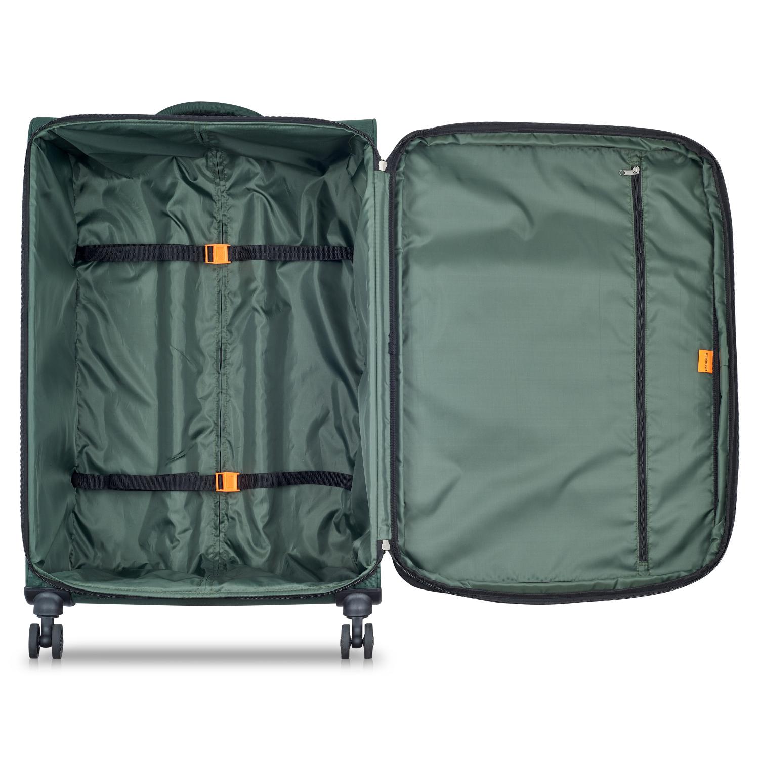 طقم ديلسي باريس سيكيوريتك فانجارد المكون من 3 قطع: عربة أمتعة قابلة للتوسيع + حقيبة ظهر أغريبل مجانية