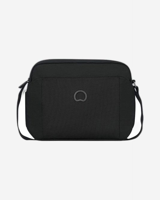 حقيبة ديلسي باريس بيكبوس كروس بودي صغيرة أفقية ذات حجرتين - أسود - 00335411100 BLK