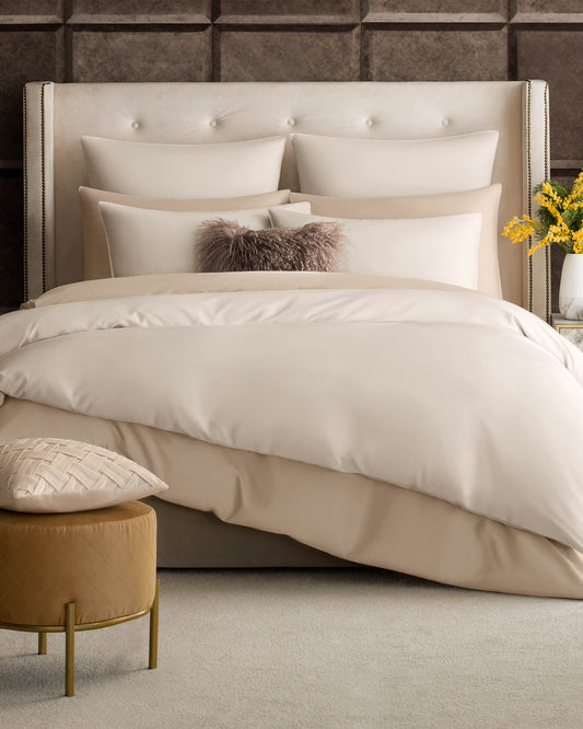 Togas Avari Duvet Cover in Ecru