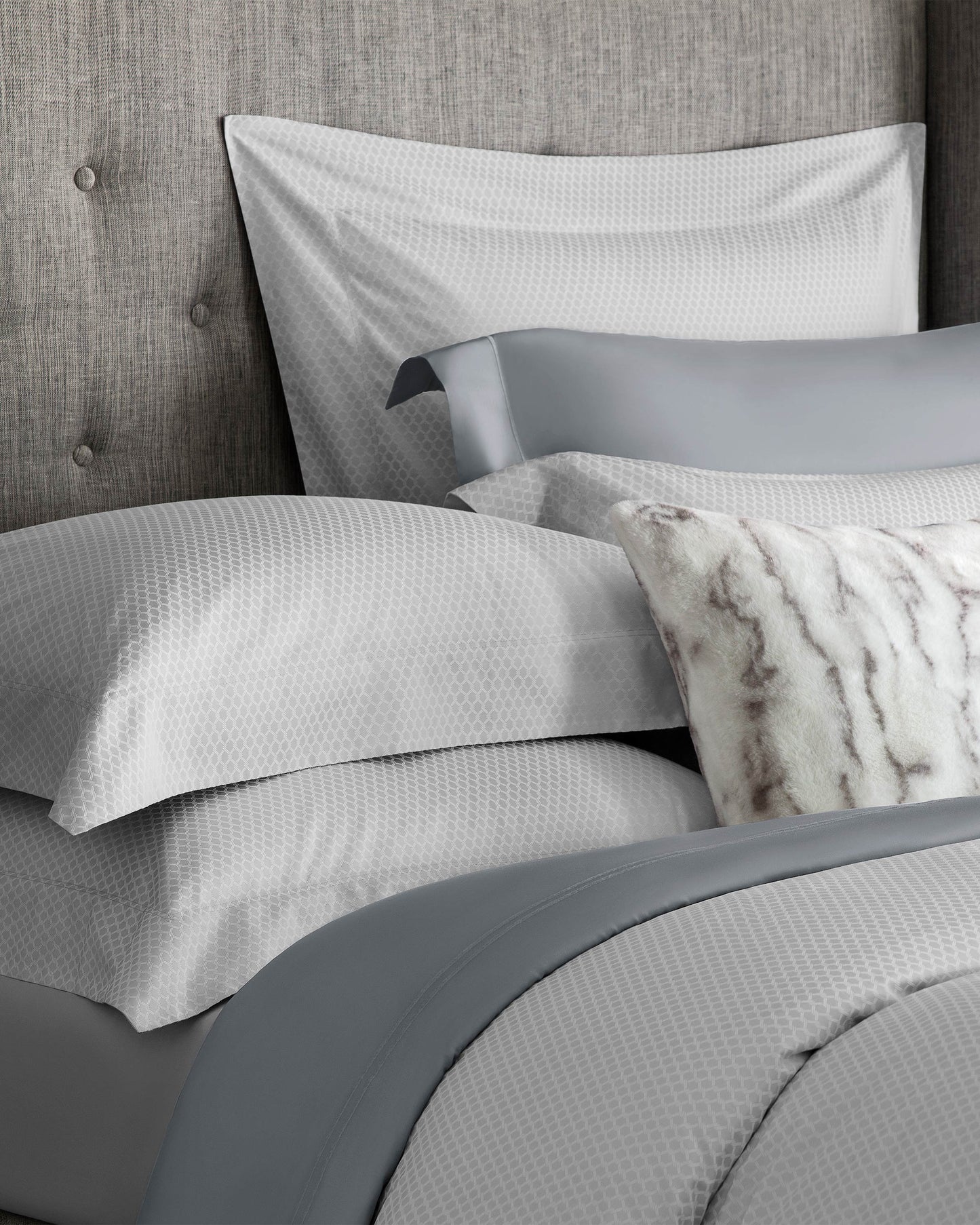 Togas Blake Bedding Set in Light Grey